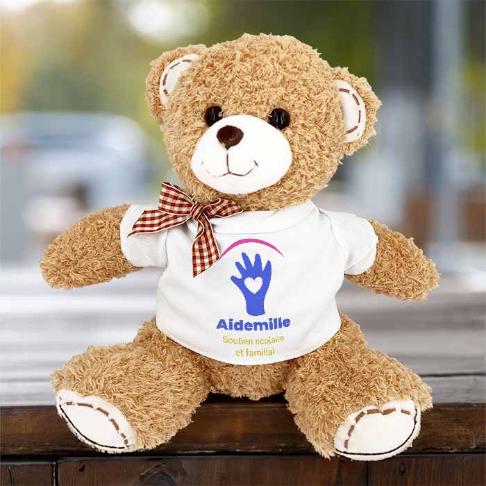 Alternative view of Timmy l’ours en peluche personnalisé <br> <strong>  18 cm </strong>
