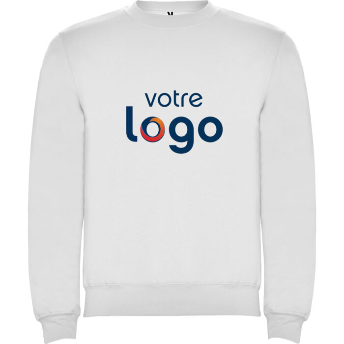 Alternative view of Sweat-shirt mixte Roly® - Blanc
