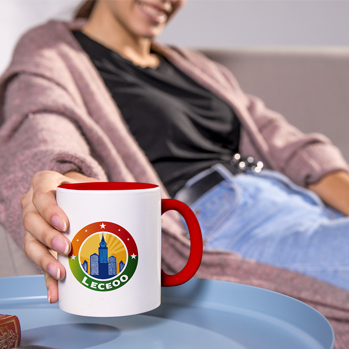 Alternative view of Mug céramique - Rouge