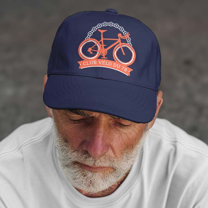 Alternative view of Casquette personnalisable  - Bleu