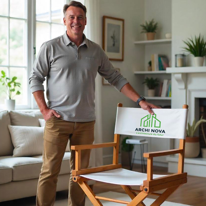 Alternative view of Chaise de réalisateur - Votre logo