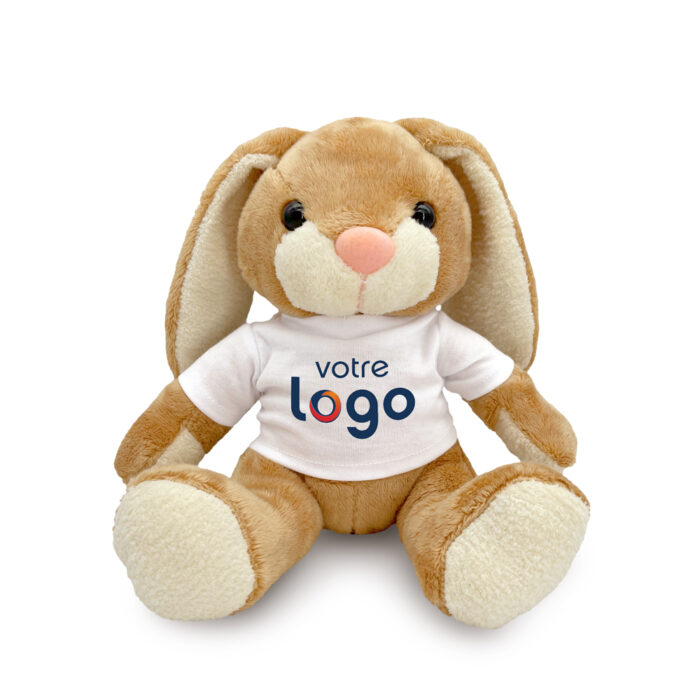 Bunny le lapin en peluche personnalisé <br> <strong>  19 cm </strong>