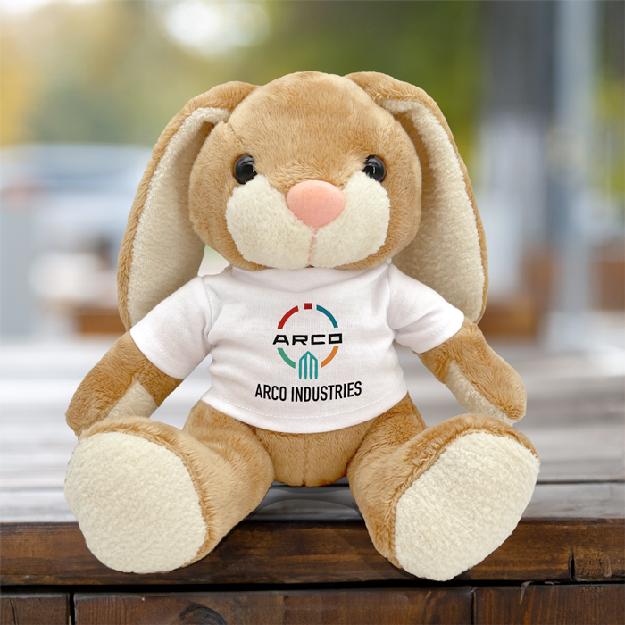 Alternative view of Bunny le lapin en peluche personnalisé <br> <strong>  19 cm </strong>