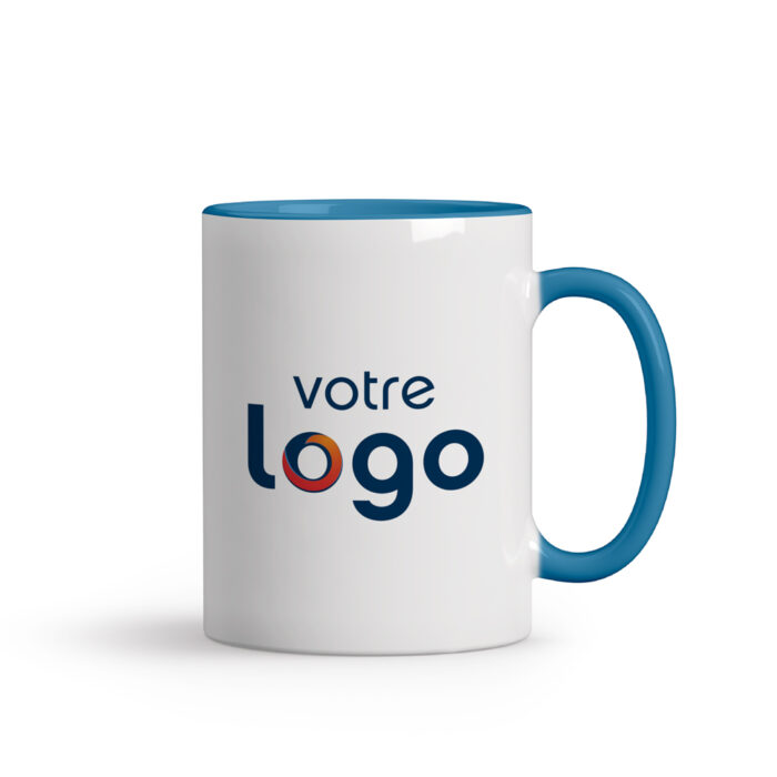 Alternative view of Mug céramique - Bleu