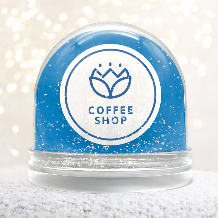 Alternative view of Boule à neige personnalisable - Votre logo