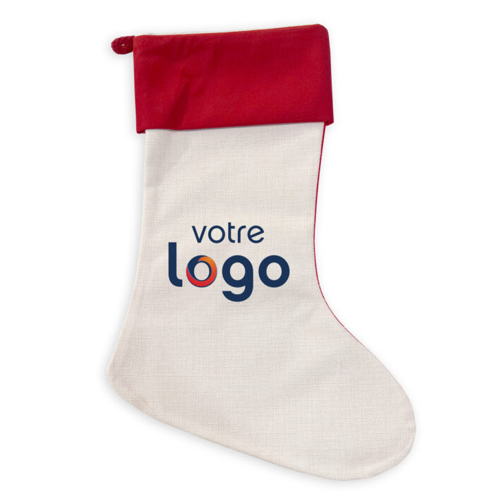 Chaussette Noël personnalisée - Votre logo