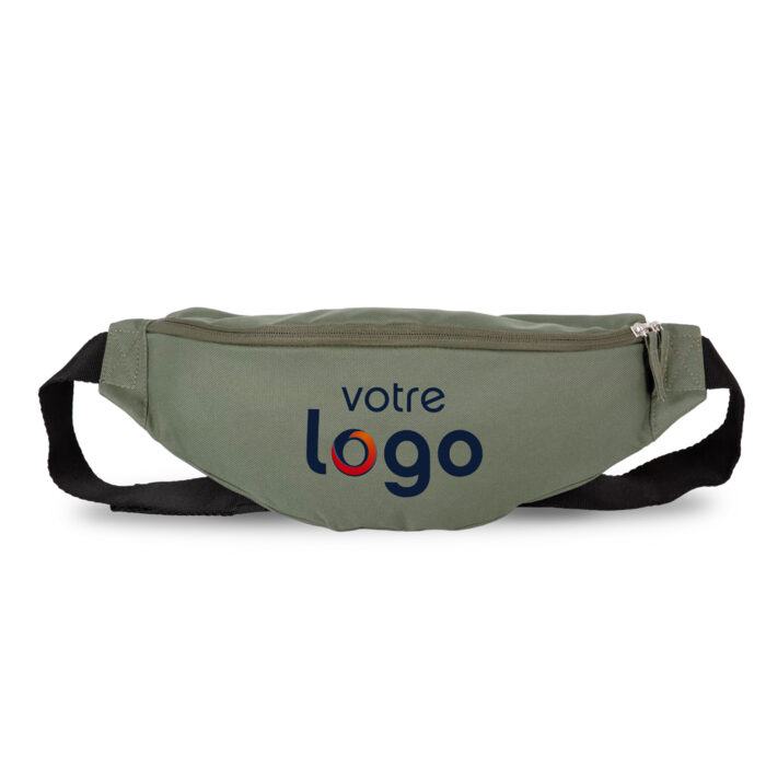 Sac banane kaki – Votre logo