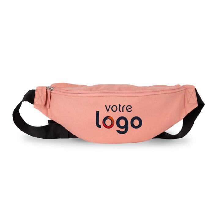 Sac banane rose – Votre logo
