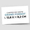 Carte de visite Grand Format 12,8 x 8,2 cm