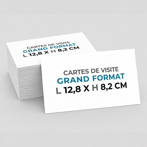 Carte de visite Grand Format 12,8 x 8,2 cm