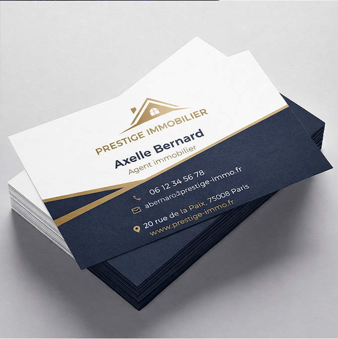 Alternative view of Carte de visite Format 9 x 5,5 cm