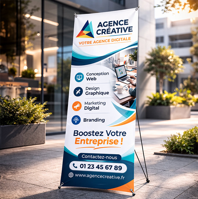 X-banner extérieur