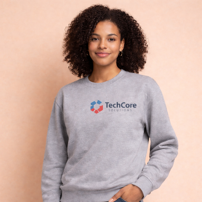 Alternative view of Sweat-shirt Gris mixte Roly®