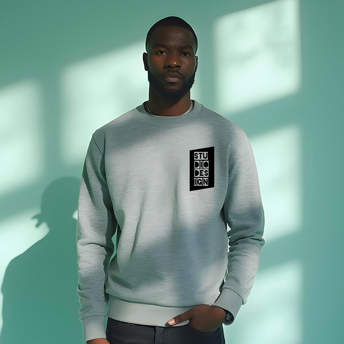 Sweat-shirt Gris mixte Roly®