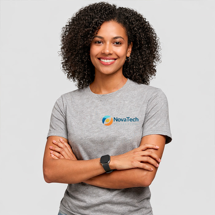 Alternative view of T-shirt Gris mixte Roly®